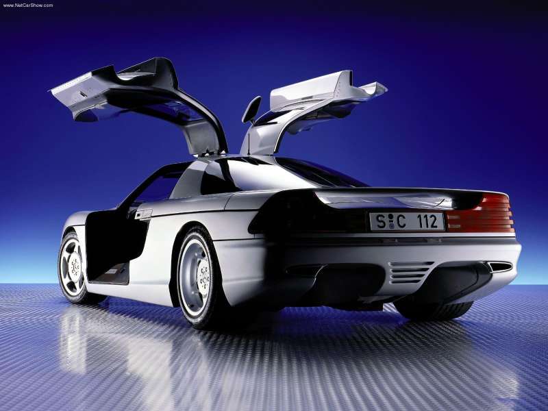 The MercedesBenz C112 was an experimental midengined sportscar created in
