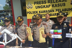 202 Koli Stik Play Station dan Barang Ilegal Lainnya Berhasiil Diamankan KKP Polresta Barelang