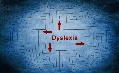 Image of a maze with the word 'Dyslexia' in the centre