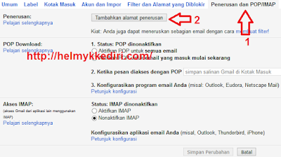 Cara mengaktifkan auto forward digmail1