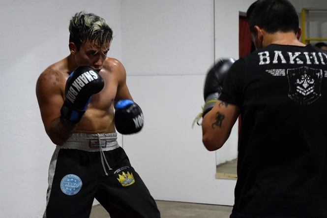 El honor de entrenarse con un campeón