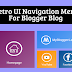 How To Create Metro UI Navigation Menu in Blogger Blog