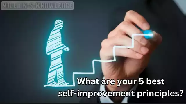 What are your 5 best self-improvement principles