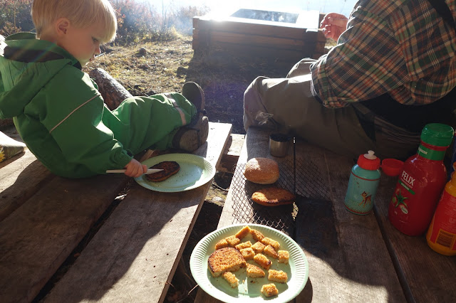 vindskydd grill eld sol veganska biffar ketchup senap vattenflaska barn hamburgare