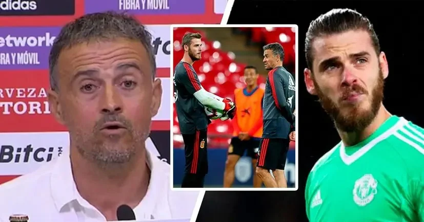 Luis Enrique hints David De Gea will never play for Spain again