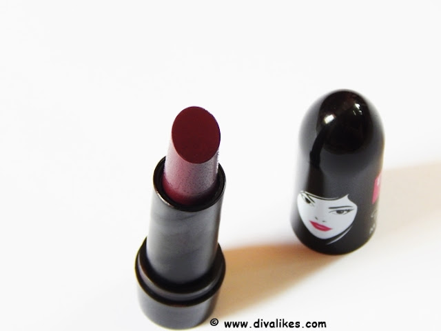 Elle 18 Color Pops Matte Lipstick Cherry Wine Review