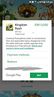 Pembayaran Pembelian Aplikasi di Playstore Dengan Pulsa