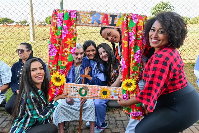 Festa junina transforma internação no Hospital Cidade do Sol
