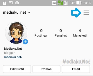 Cara Membuat Akun Instagram Bersifat Pribadi