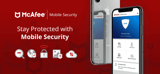 تنزيل برنامج فيروسات للايفون McAfee Mobile Security