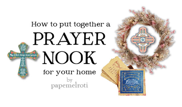 HOME ALTAR PRAYER NOOK STEP BY STEP