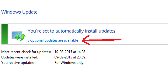 Optional-Windows-Update