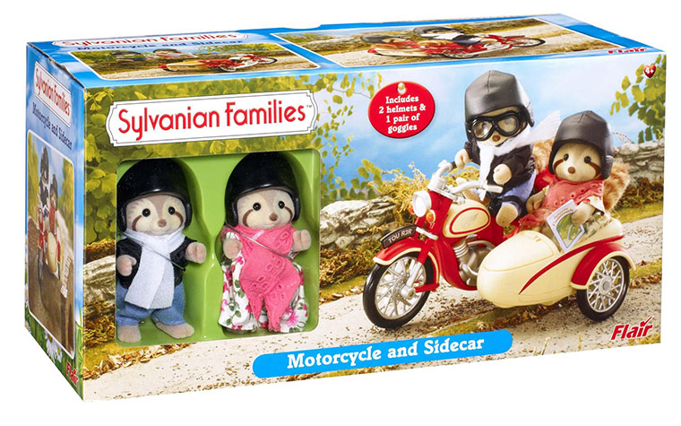 Sylvanian Families Motorcycle and Sidecar Flair Leisure RRP 2499 