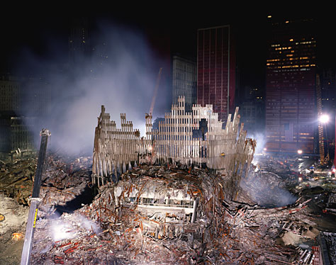 twin towers collapsed. 9/11 After the Towers fell