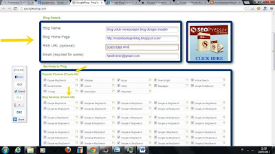 <img src="https://blogger.googleusercontent.com/img/b/R29vZ2xl/AVvXsEhsg5khyMyNeh6bVwza43r3mxyAAFMXu9jlNuFm4G5omnwEPs7VNpfJlwCSLhIms26DTi6xSJ7Y-N0dK2ew3s3wgtrXakUc56yvLK-h2IkpX2RIe2djCKZdrXYA1cbdQ2kbmmVP9I0hq1uV/s400/tutorial+1.jpg" alt="melakukan google ping dan mengisi data serta chek all"/>
