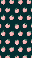 cute peach preppy wallpaper