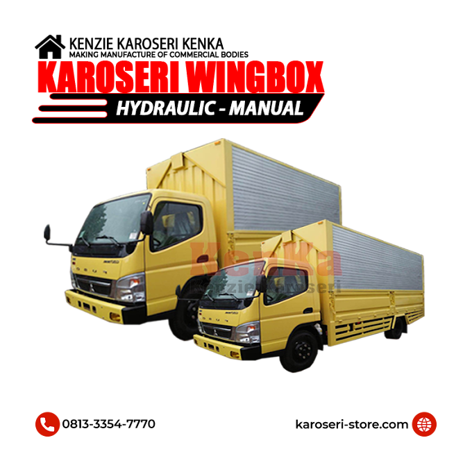 Harga Pembuatan Karoseri Wingbox Hydtaulic