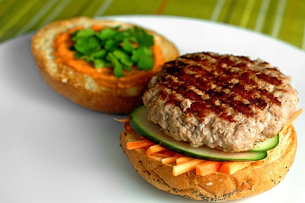 Vietnamese-style Pork Burgers at Paprika Red