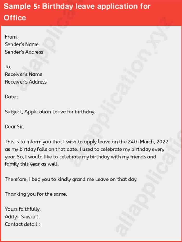 How to write leave application in office? {12+ Samples & Format}