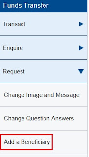 Add a Beneficiary in HDFC