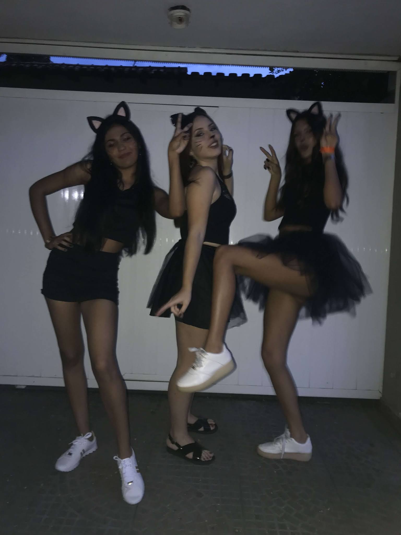 Disfraz tumblr de amigas gatitas sexy para halloween