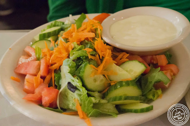 image of Green salad at Sylvia's in Harlem, NYC, New York