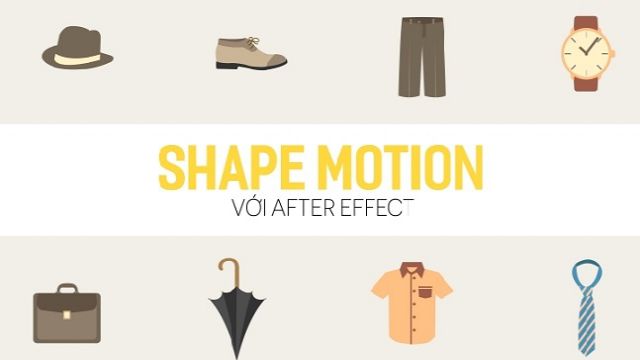 Shape motion với After effect