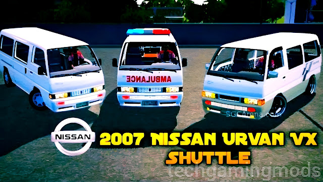 2007 Nissan Urvan VX Shuttle Mod BUSSID