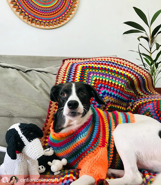 Ropa, accesorios y mantas para perros a crochet