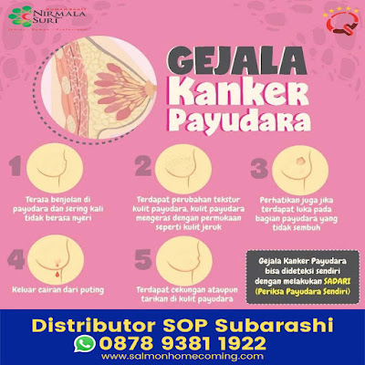 Kanker payudara bisa menyebar kemana saja, WA 0878 9381 1922 Obat Kanker Payudara Stadium 1-4 SOP Subarashi