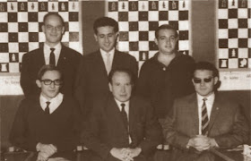 Componentes del Club Ajedrez Alcoy en 1965