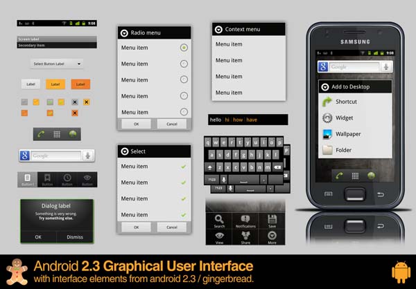 Roundup of Best Free Smart Phones GUI PSD Packs