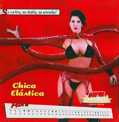 April Adelita Bar Super Hero Babe Chica Elastica