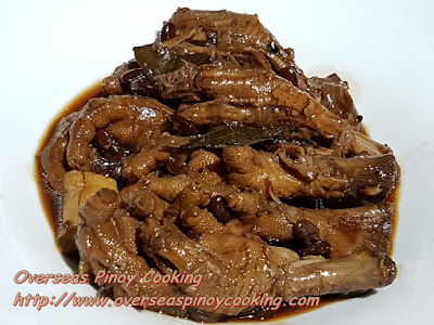 Chicken Feet Adobo with Tausi