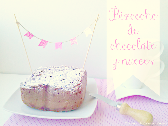 bizcocho chocolate nueces