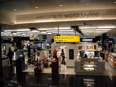  security at Terminal 5 is the fabulous, department store-sized duty free 