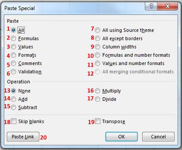 Paste Special Pada Microsoft Excel