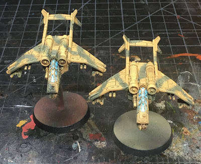 Aeronuatica Imperialis Skies of Fire Vendetta Assault Carriers WIP