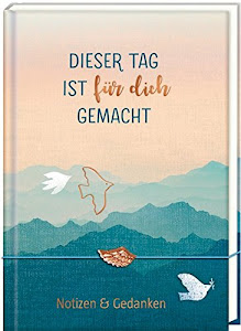 Tagebuch mit Flügel-Armband - Dieser Tag ist für dich gemacht: Notizen & Gedanken