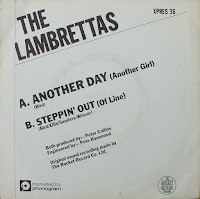 The Lambrettas - Another Day, 7" single in its 'emergency bag' sleeve