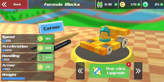 لعبة Pixel Car Racing Blocky Crash | لعبة سباق سيارات مكعبات الكرتون