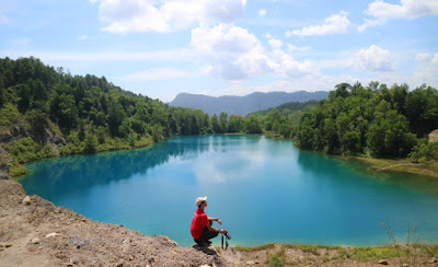 Tempat Wisata Sumatera Barat : Danau Biru Sawahlunto