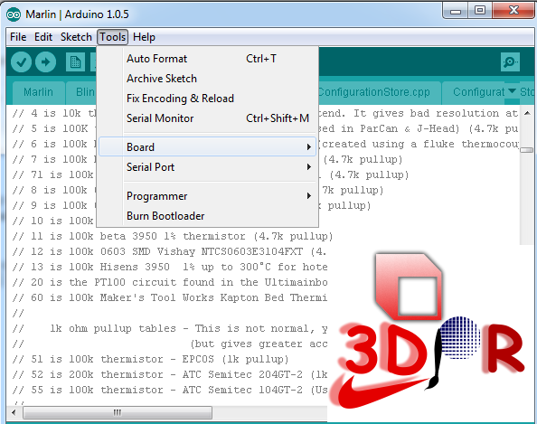 Hướng Dẫn Nạp Code Arduino mega 2560, Firmware Máy In 3D