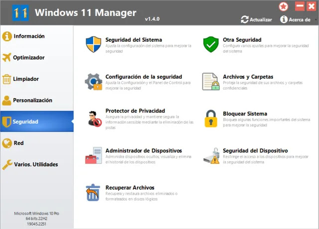 Windows 11 Manager Version 1.4.0 Full Español
