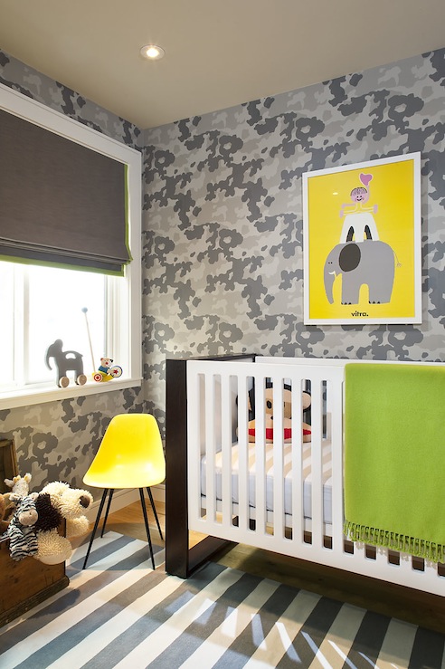 Custom Nursery Art by Kimberly: Modern Baby Boy Nursery Ideas