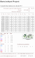 probabilidades sorteo eurojackpot de la once