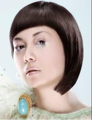 The latest modern hairstyles trends in bangs 2010