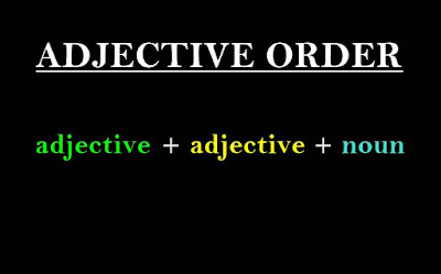 Materi Adjective Order (Urutan Kata Sifat yang Benar)