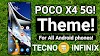 Xiaomi Poco X4 | Poco X4 5G Theme for all Android Phones