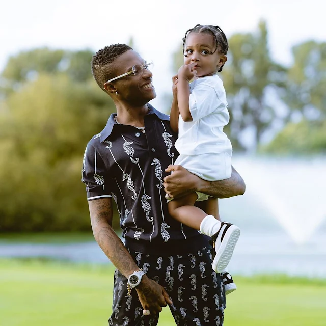 Wizkid’s Son Visits Ghanaian Orphanage Home, Shares Toys